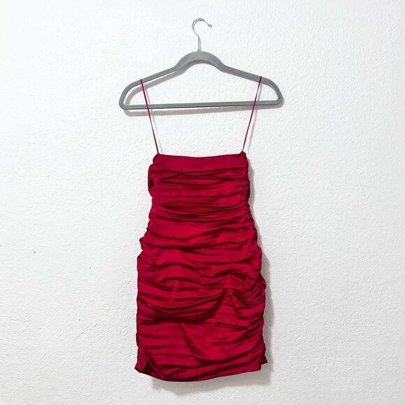 Express cocktail dress red size 0 - Picture 4 of 16